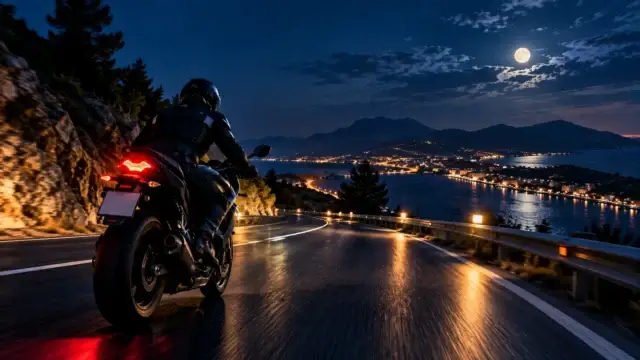 Gece Motorsiklet Sürüşü Rehberi: Karanlıkta Güvenli Sürüş Teknikleri