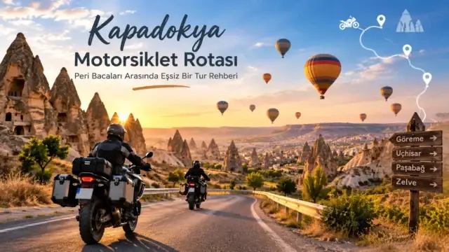 Kapadokya Motorsiklet Rotası: Peri Bacaları Arasında Eşsiz Bir Tur Rehberi