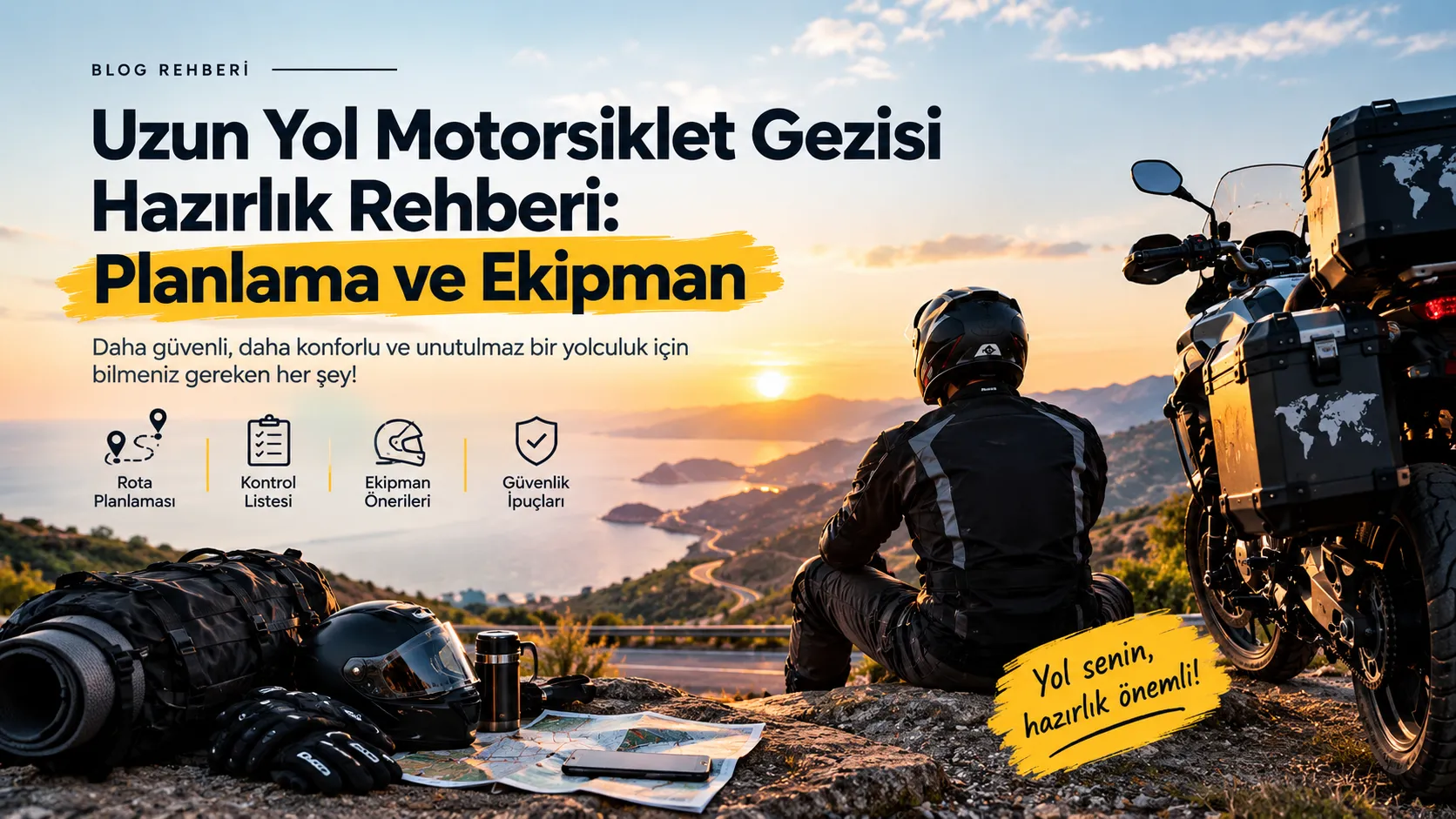 Uzun Yol Motorsiklet Gezisi Hazırlık Rehberi: Planlama ve Ekipman